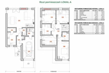Rzut - Dom na sprzedaż 5 pokoi o powierzchni 130,47 m² - numer 21A/1 w Dolina Kłodawy