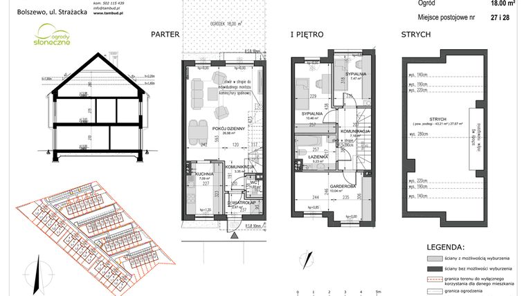 Rzut - Mieszkanie na sprzedaż 4 pokoje o powierzchni 84,78 m² - numer B14/L2 w Słoneczne Ogrody