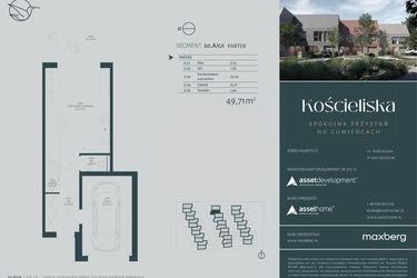Rzut - Dom na sprzedaż 4 pokoje o powierzchni 135,15 m² - numer 20.A w Kościeliska
