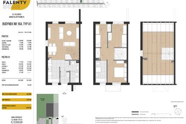 Rzut - Dom na sprzedaż 4 pokoje o powierzchni 86,99 m² - numer 16A w Falenty Home II