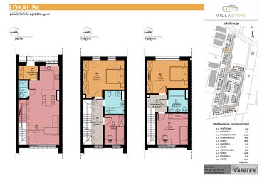 Rzut - Dom na sprzedaż 5 pokoi o powierzchni 108,78 m² - numer B5 w Villa Stoki (domy)