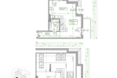 Rzut - Mieszkanie na sprzedaż 4 pokoje o powierzchni 78,62 m² - numer B.III.2 w Villa Rosenthal
