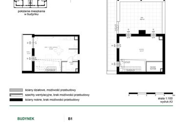 Rzut - Mieszkanie na sprzedaż 2 pokoje o powierzchni 65,48 m² - numer 31 w Wędrowna