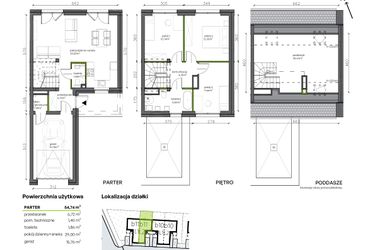Rzut - Dom na sprzedaż 5 pokoi o powierzchni 118,09 m² - numer b11.L2 w Ogrody Wojszyce