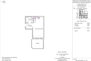 Rzut - Mieszkanie na sprzedaż 1 pokój o powierzchni 28,7 m² - numer B2 – M0.5 w Primacasa