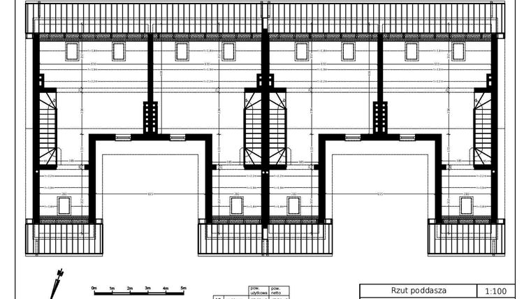 Rzut - Dom na sprzedaż 4 pokoje o powierzchni 95 m² - numer 12 w Osiedle Stoczniowców III