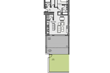 Rzut - Mieszkanie na sprzedaż 3 pokoje o powierzchni 114,8 m² - numer P3-BA w Pacaraima