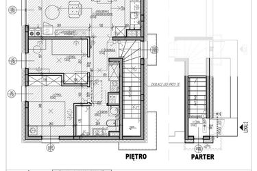 Rzut - Dom na sprzedaż 3 pokoje o powierzchni 47,42 m² - numer B5.2 w HEJ! Baniocha