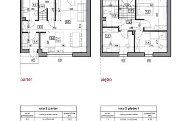 Rzut - Dom na sprzedaż 4 pokoje o powierzchni 84,2 m² - numer 3.2 w Trzcińska 95