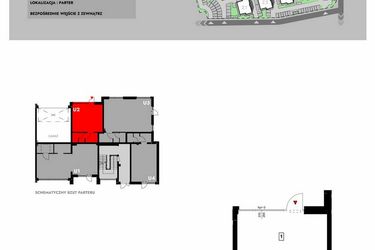 Rzut - Lokal użytkowy na sprzedaż 1 pokój o powierzchni 29,46 m² - numer Z6_U2 w Osiedle Malarska etap IV