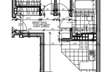 Rzut - Mieszkanie na sprzedaż 3 pokoje o powierzchni 52,12 m² - numer 26 w Staroniwskie Sady etap II