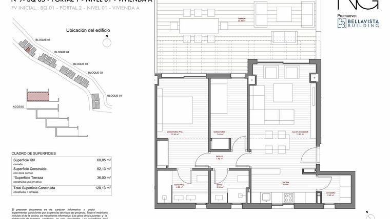 Rzut - Mieszkanie na sprzedaż 1 pokój o powierzchni 87 m² - numer 511A w Navigolf Suites - Mijas