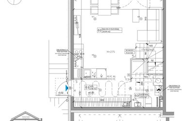 Rzut - Dom na sprzedaż 4 pokoje o powierzchni 81,74 m² - numer 19B w Ogrody Przyjaciół 5 etap II