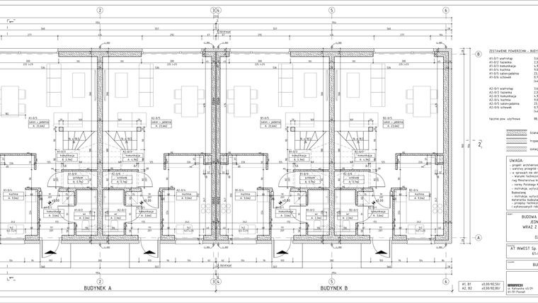 Rzut - Dom na sprzedaż 4 pokoje o powierzchni 82,9 m² - numer B3.1 w Podlaska 15