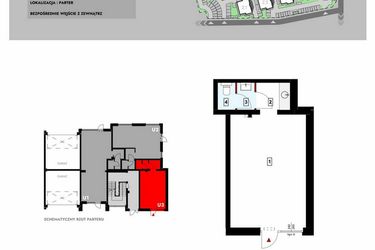 Rzut - Lokal użytkowy na sprzedaż 1 pokój o powierzchni 32,47 m² - numer Z4_U3 w Osiedle Malarska etap IV