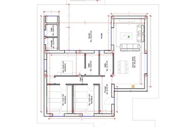 Rzut - Dom na sprzedaż 3 pokoje o powierzchni 153 m² - numer MC w Dom w La Canalosa - 86698525
