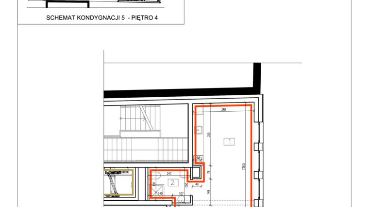 Rzut - Mieszkanie na sprzedaż 1 pokój o powierzchni 31,6 m² - numer 13 w Alchemik74 - lokale użytkowe
