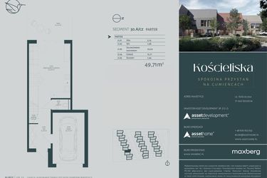 Rzut - Dom na sprzedaż 4 pokoje o powierzchni 135,15 m² - numer 30.A w Kościeliska