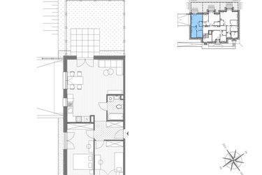 Rzut - Mieszkanie na sprzedaż 3 pokoje o powierzchni 67,37 m² - numer C.1 w Stawowa ABC