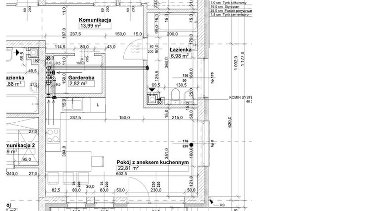 Rzut - Mieszkanie na sprzedaż 3 pokoje o powierzchni 78,82 m² - numer P6 w Osiedle Stara Cegielnia etap VII