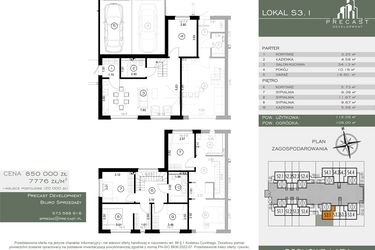 Rzut - Dom na sprzedaż 6 pokoi o powierzchni 109,31 m² - numer S3.1 w Osiedle Sosnowe Łazy