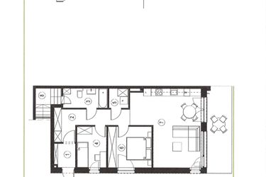 Rzut - Mieszkanie na sprzedaż 3 pokoje o powierzchni 70,94 m² - numer 21_1 w Apartamenty Sielanka