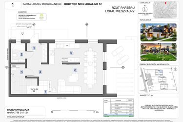Rzut - Dom na sprzedaż 4 pokoje o powierzchni 136 m² - numer 12 w Zielony Olesin