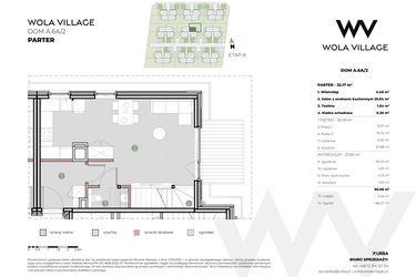 Rzut - Dom na sprzedaż 4 pokoje o powierzchni 95,06 m² - numer A.6A/2 w Wola Village