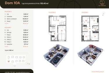 Rzut - Dom na sprzedaż 5 pokoi o powierzchni 132,53 m² - numer 10a w Klif Oksywie