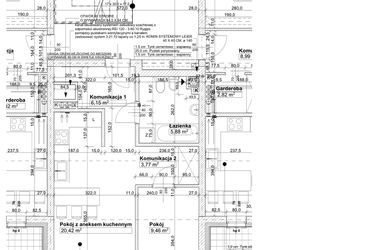 Rzut - Mieszkanie na sprzedaż 2 pokoje o powierzchni 45,68 m² - numer O5 w Osiedle Stara Cegielnia etap VII