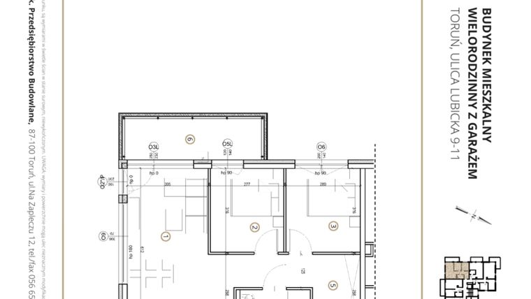 Rzut - Mieszkanie na sprzedaż 4 pokoje o powierzchni 51,35 m² - numer 16 w Villa Moderno