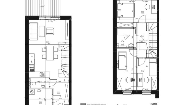 Rzut - Mieszkanie na sprzedaż 4 pokoje o powierzchni 85,88 m² - numer 15/2 w Osiedle Księżnej Dąbrówki - Skarbcowa