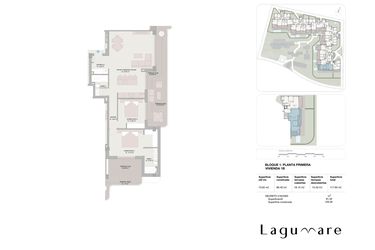 Rzut - Mieszkanie na sprzedaż 2 pokoje o powierzchni 97,76 m² - numer 4_11B w Lagumare41