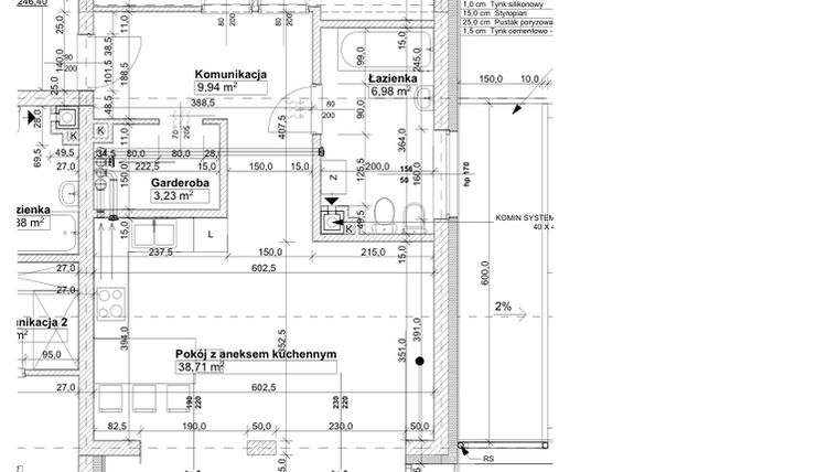 Rzut - Mieszkanie na sprzedaż 3 pokoje o powierzchni 78,42 m² - numer P3 w Osiedle Stara Cegielnia etap VII