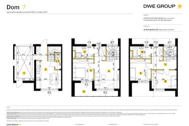 Rzut - Dom na sprzedaż 4 pokoje o powierzchni 125,88 m² - numer 7 w Kuropatwy 32