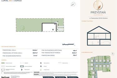 Rzut - Dom na sprzedaż 5 pokoi o powierzchni 151,66 m² - numer D2 w Przystań Złotokłos