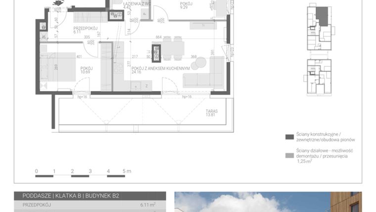 Rzut - Mieszkanie na sprzedaż 3 pokoje o powierzchni 54,67 m² - numer M-40 w Forma Augustów