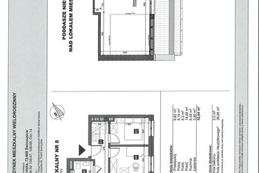Rzut - Mieszkanie na sprzedaż 3 pokoje o powierzchni 52,64 m² - numer 8 w Słoneczne Świnoujście