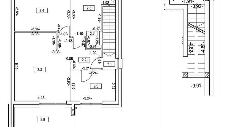 Rzut - Mieszkanie na sprzedaż 3 pokoje o powierzchni 60,13 m² - numer M16 w Osiedle Zygmunta