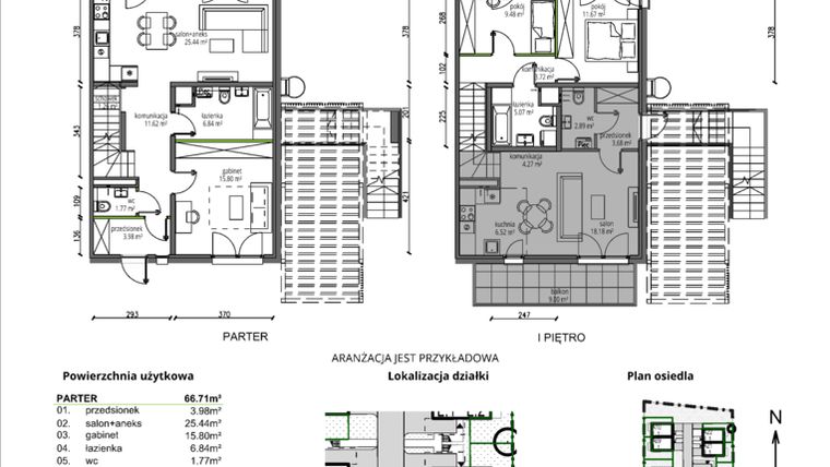 Rzut - Mieszkanie na sprzedaż 4 pokoje o powierzchni 92,58 m² - numer B17.L1 w Rokokowa Vita