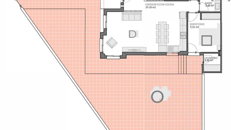 Rzut - Dom na sprzedaż 5 pokoi o powierzchni 122 m² - numer 6 w Kamienice w Bigastro - 62126315