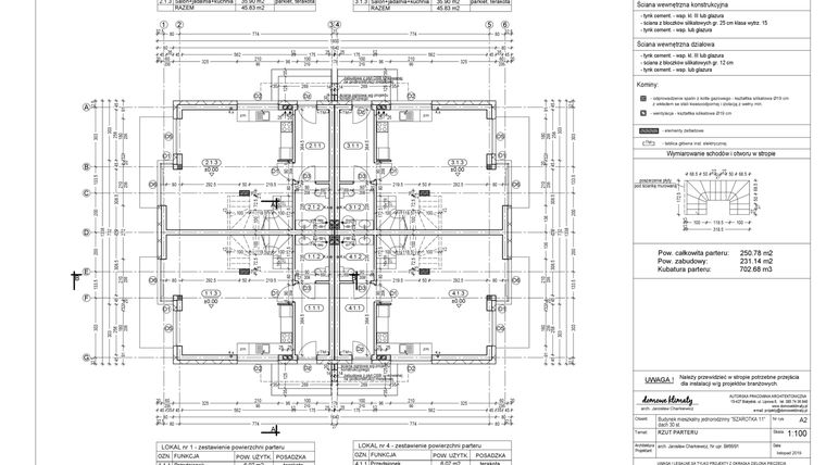 Rzut - Dom na sprzedaż 4 pokoje o powierzchni 86 m² - numer J2 w Rodzinny Justynów