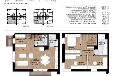 Rzut - Mieszkanie na sprzedaż 4 pokoje o powierzchni 89,88 m² - numer 11A w Zielone Kolumny