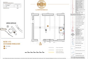 Rzut - Lokal użytkowy na sprzedaż 1 pokój o powierzchni 79,12 m² - numer B3.P0.LU.1 w Faktoria Młyn
