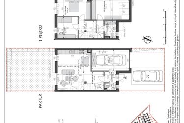 Rzut - Mieszkanie na sprzedaż 4 pokoje o powierzchni 109,45 m² - numer B2/L2 w Słoneczne Ogrody