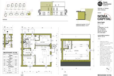 Rzut - Mieszkanie na sprzedaż 4 pokoje o powierzchni 97,34 m² - numer DI.10b w Sady Stachowo etap II