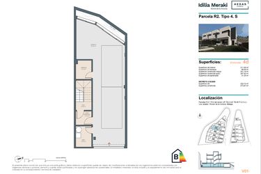 Rzut - Mieszkanie na sprzedaż 4 pokoje o powierzchni 252,7 m² - numer 4 w Idilia  Meraki