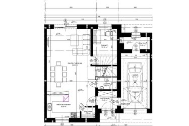 Rzut - Dom na sprzedaż 5 pokoi o powierzchni 149 m² - numer 280_2 w Osiedle Droga Hrabska etap III