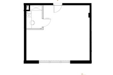Rzut - Lokal użytkowy na sprzedaż 1 pokój o powierzchni 46,36 m² - numer 24 w BIZPARK D