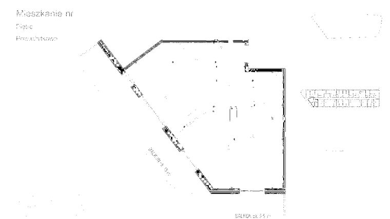 Rzut - Mieszkanie na sprzedaż 3 pokoje o powierzchni 57,21 m² - numer 84 w Medyków 32